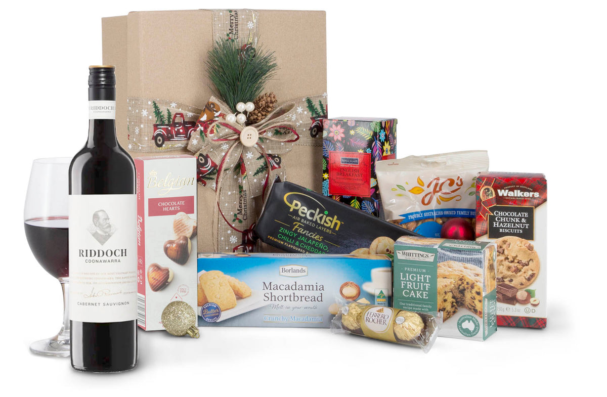 Red Christmas Gift Box - Interhampers