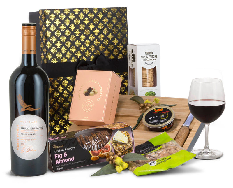 Just Add Cheese Red Gift Box - Interhampers
