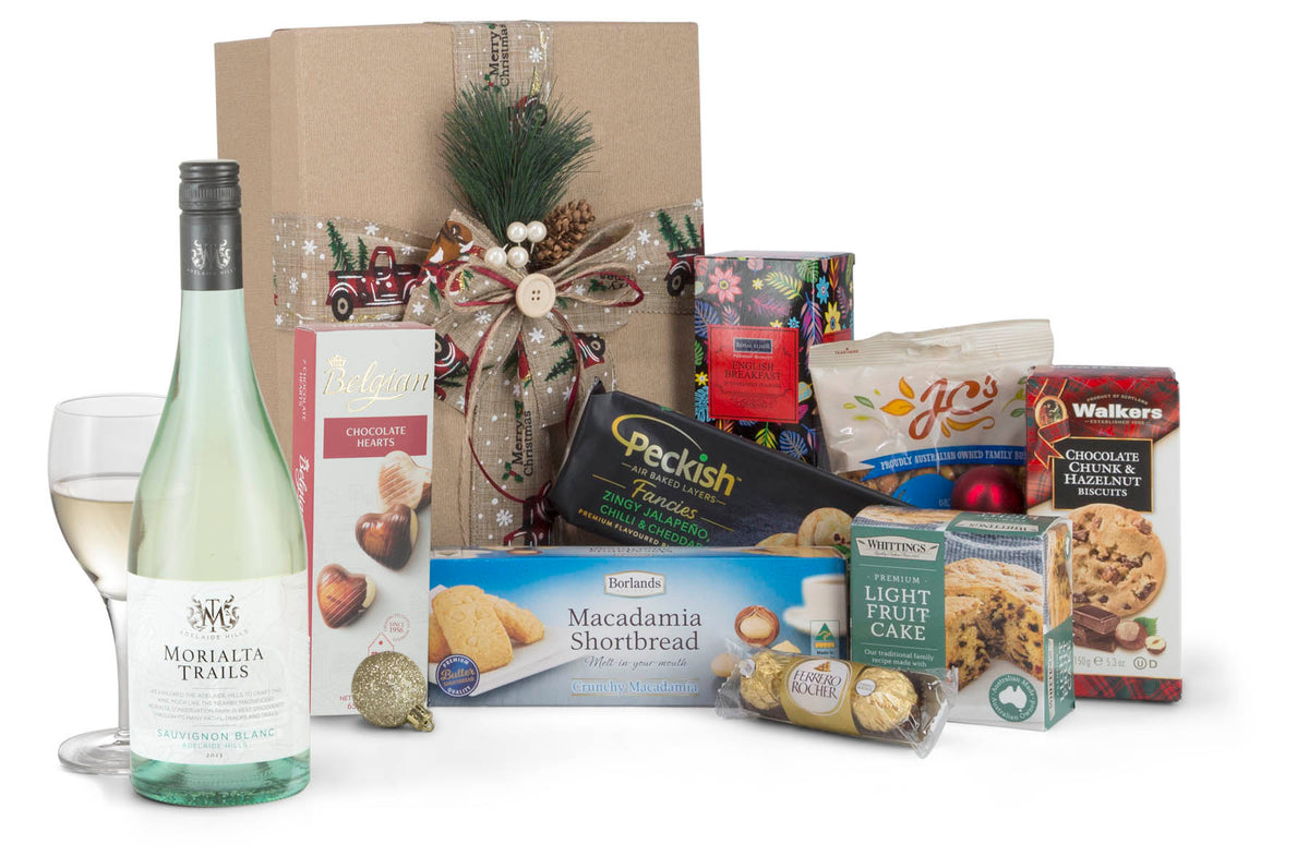White Christmas Gift Box - Interhampers
