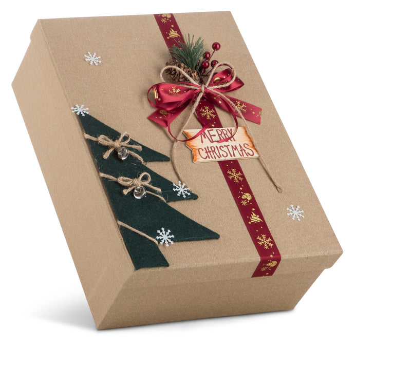 Merry Christmas White Gift Box