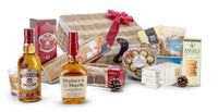 Open box of Prestige by Interhampers showing elegant packaging and product presentation.