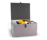 Packaged Interhampers Ultimate product with neatly arranged items in a clear, organized display.
