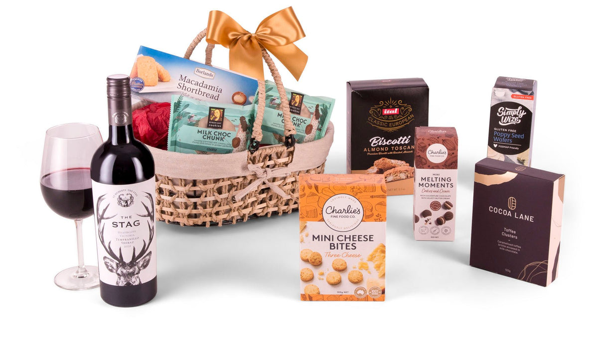 Aussie Nibbles Gift Basket - Interhampers