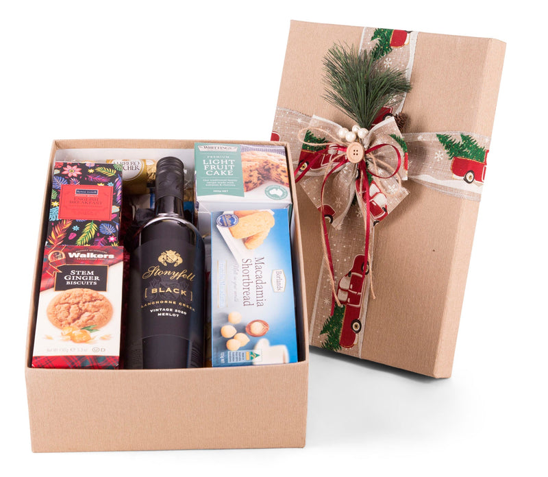 Red Christmas Gift Box - Interhampers