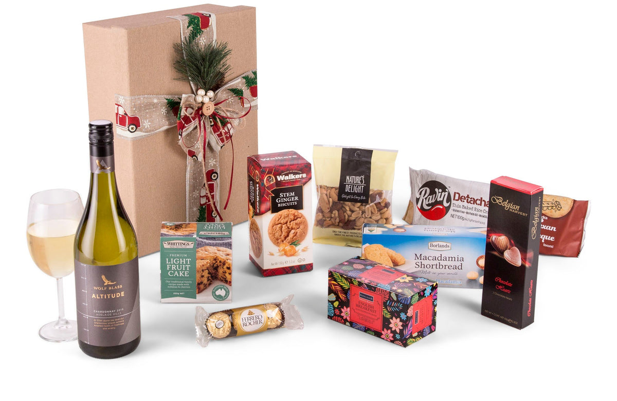 White Christmas Gift Box - Interhampers